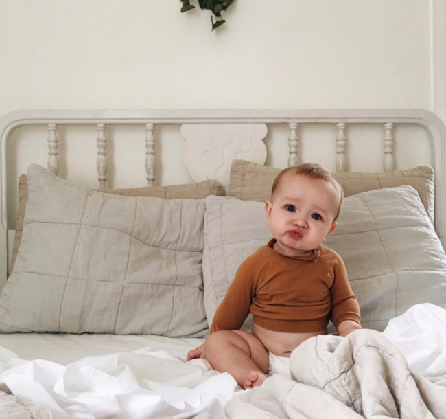 Carta de un bebé que se